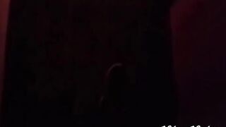 Deepthroat blowjob with a scary twist for Halloween thrill