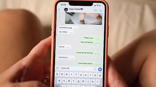 My sugar daddy paid me 10,000 Euros for nudes and sex - he cums inside me