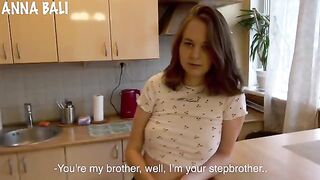I caught my stepsister posing nude for her photos, she offered me a blowjob to keep quiet