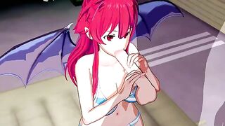 The Succubus Anime Movie - Itadaki! Seieki - Mari Setogaya's wet pussy