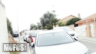 A gorgeous babe, Serenia Keer, got lost and found dick on the street