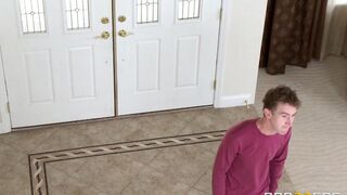 I was completely naked and met a guy in the bedroom ready for sex
