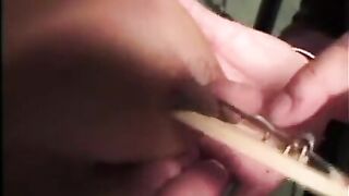 BDSM sex with bondage and nipple torture