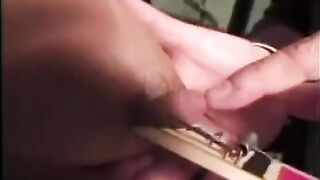 BDSM sex with bondage and nipple torture