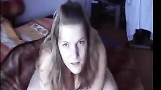 A fat woman was caught in a private moment by a hidden camera