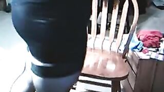 The guy gets excited when he wears women's clothing, it's very erotic