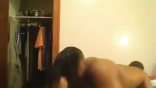 A bad boy is punished with a big strapon in his ass hole