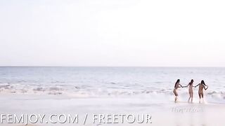 On the beach for nudists there was something to see and it was amazing