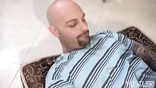 Nurse with big natural boobs helped the guy with an erection problem