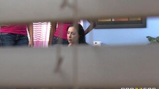 A fresh couple have sex in the dormitory of the college