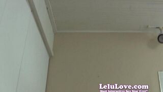 A girl with a hairy crotch fucks in front of the camera