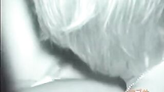 A guy licked the hairy pussy of his sleeping Asian step-sister