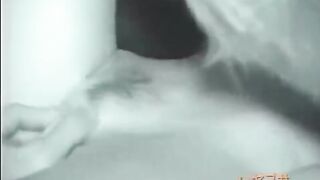 A guy licked the hairy pussy of his sleeping Asian step-sister