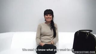 Sex with a guy in czech casting with condom