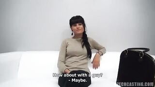 Sex with a guy in czech casting with condom