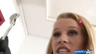 A wife chokes and dominates the wrong man