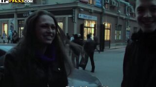 A pick-up guy realized his dream of fucking two Russian sluts