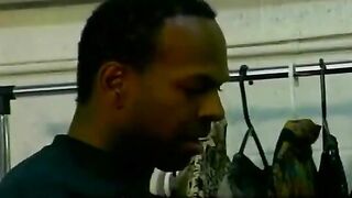 Young black guys are jerking each other’s cocks passionately in this video