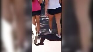 A hot chick arranged to meet someone for fun
