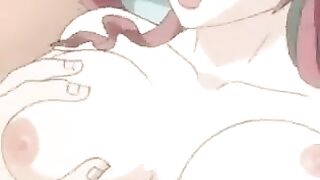 Hentai with the girl from cleaning staff and owner’s son