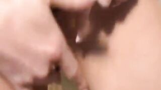 An older guy is worried, but his girlfriend knows what to do
