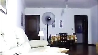 Another evening, the couple decided to enjoy each other on the couch