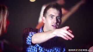 Skinny blondie enjoys getting fucked at a wild party with 60fps action