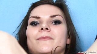 A hot girl came to porn casting in stockings and panties for sex