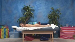 Massage with a happy ending for a young lady, 100% teen action