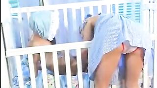 Midget man fucked babysitter with small natural tits