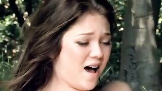 A passionate lesbian encounter during a picnic in the park eporn