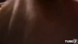 The American student throws a wild party and gets fucked hard