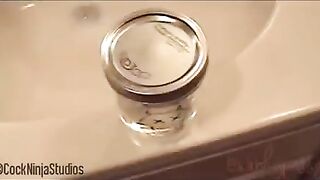 A guy knocked his sister on the couch and fucked her hard