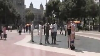 A group of young people have sex on the camera