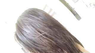 First-person sex with a young brunette, an intense and passionate experience