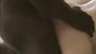 The guy washed his wife in the bath and had sex with her friend