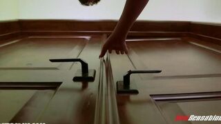 A pervert dad fucks his daughter in a steamy scene