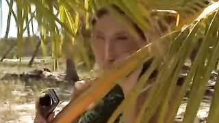 The couple got a little too close on the beach and couldn’t stop