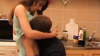 A drunken father got his daughter drunk and fucked her