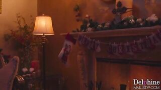 Hot Christmas blondie sex with a long lost feel