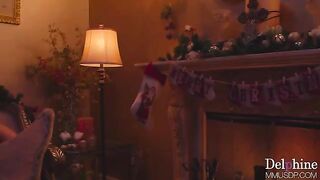 Hot Christmas blondie sex with a long lost feel