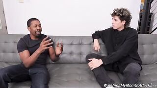 My mom went black, and I was watching all the time