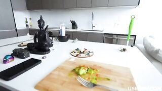 A freeuse relationship with a stunning mother-in-law, captured in breathtaking POV style