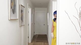 Preppy black girl gets dicked down good in this hot scene