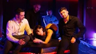Whitney Wright is a slave at an orgy in this hot video