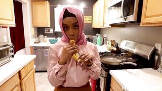 A girl with a nice ass was fucked by an American in POV