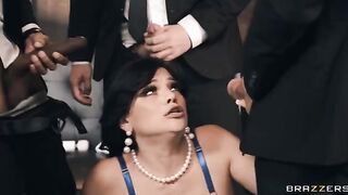 Formal Fuckfest: Mona's First Double Penetration Gangbang