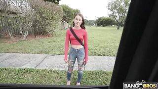The model is desperate for money and will do anything to get it