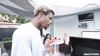 Hot spring fling BBQ sex with a black guy and his big dick