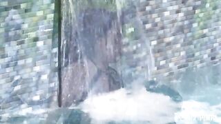 The seductive client has sex with a pool boy right in the pool